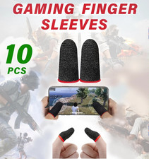 10x Mobile Game Thumb Sleeves Phone Gaming Finger Sleeve Cod Mobile Anti-Sweat