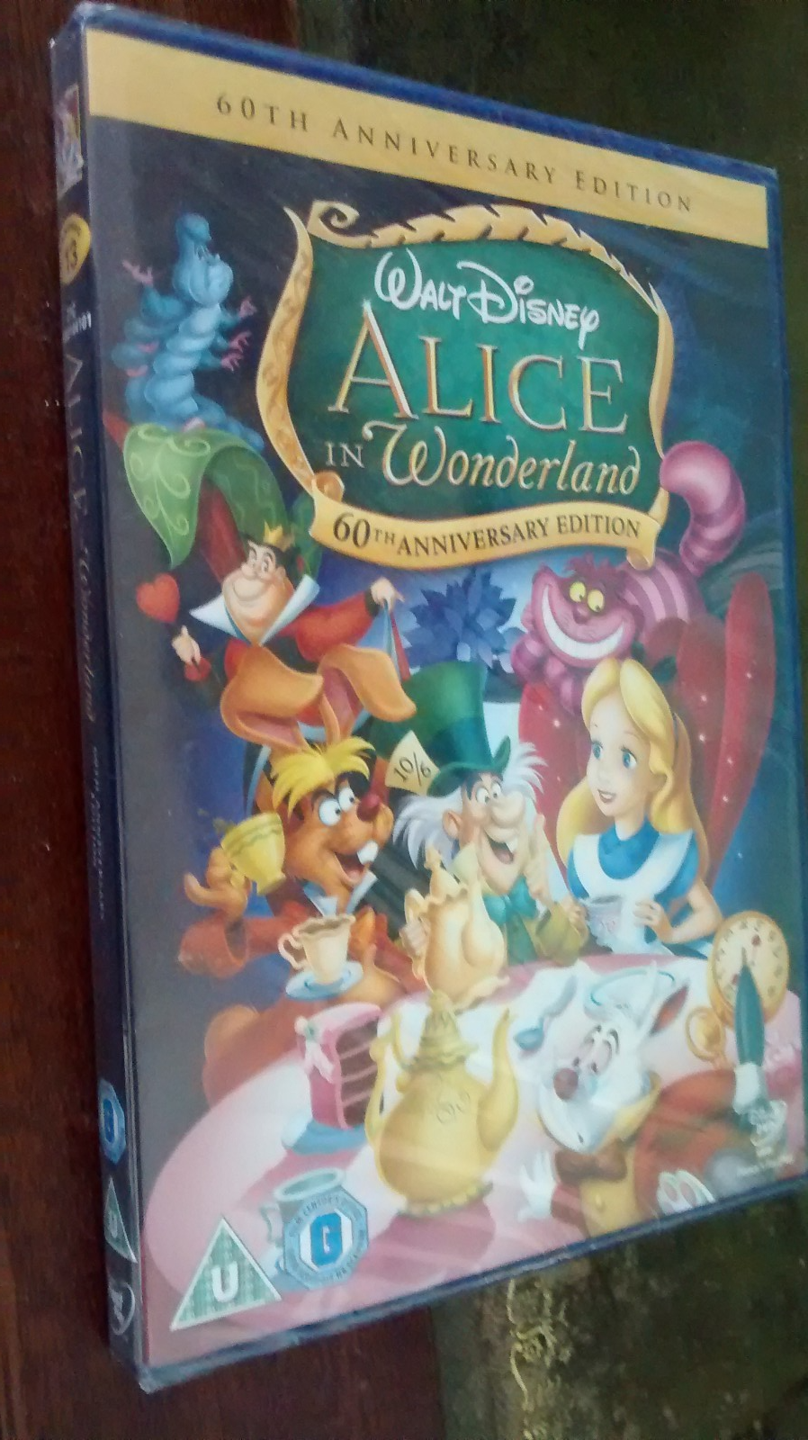 DISNEY CLASSICS NO. 13 ALICE IN WONDERLAND - 60th ANNIVERSARY DVD - NEW & SEALED