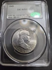 1949-P CAC GRADED AU58 FULL BELL LINES Franklin Half Dollar from Mint Set