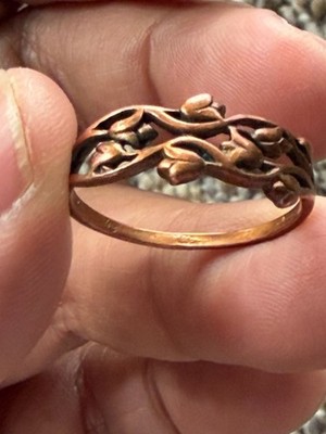 Clogau Tree of Life Heritage 9ct Yellow and Rose Gold Band Ring