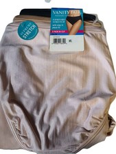Nwt 3 Vanity Fair Radiant Comfort Stretch Undies Plus SZ 3XL 10 Hi-Cut Panties