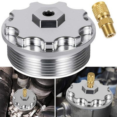 #ad Fuel Filter Cap For Ford 6.0L Powerstroke Diesel 2003 2007 F250 F350 F450 F55... $18.75