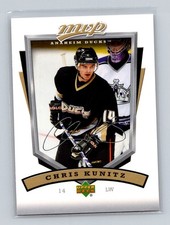 2006-07 Upper Deck MVP #6 Chris Kunitz Anaheim Ducks