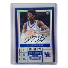 PANINI NBA card CONTENDERS DRAFT PICKS DE AARON FOX 22/25 #55, free shipping,
