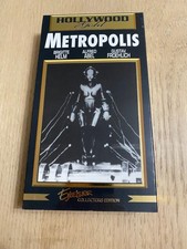 Metropolis VHS 1927 Brigitte Helm Fritz Lang Silent Sci-Fi Classic Alien Robot