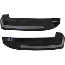 Ciro 40007 Black Tour Pak Light Accents / Covers for 14-21 H-D Touring Tour-Pak