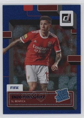 2022 Panini Donruss Rated Blue /49 Enzo Fernandez Fernández #189 Rookie RC 0a16