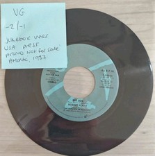 Robert Plant Big Log/Far Post Vinyl Record 7" VG 7-99844 1983