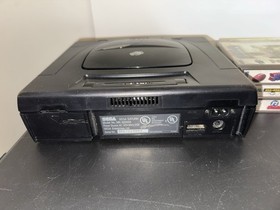 Sega Saturn Model 2 Console W/ Controller Cables 4 Games Tested Working