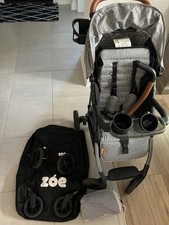 Zoe The Tour Stroller V1 - Gray - Excellent Condition