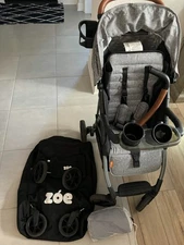 Zoe The Tour Stroller V1 - Gray - Excellent Condition