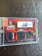 2008 Topps Triple Threads Vince Carter Auto  1/9  New Jersey Nets “Vinsanity”