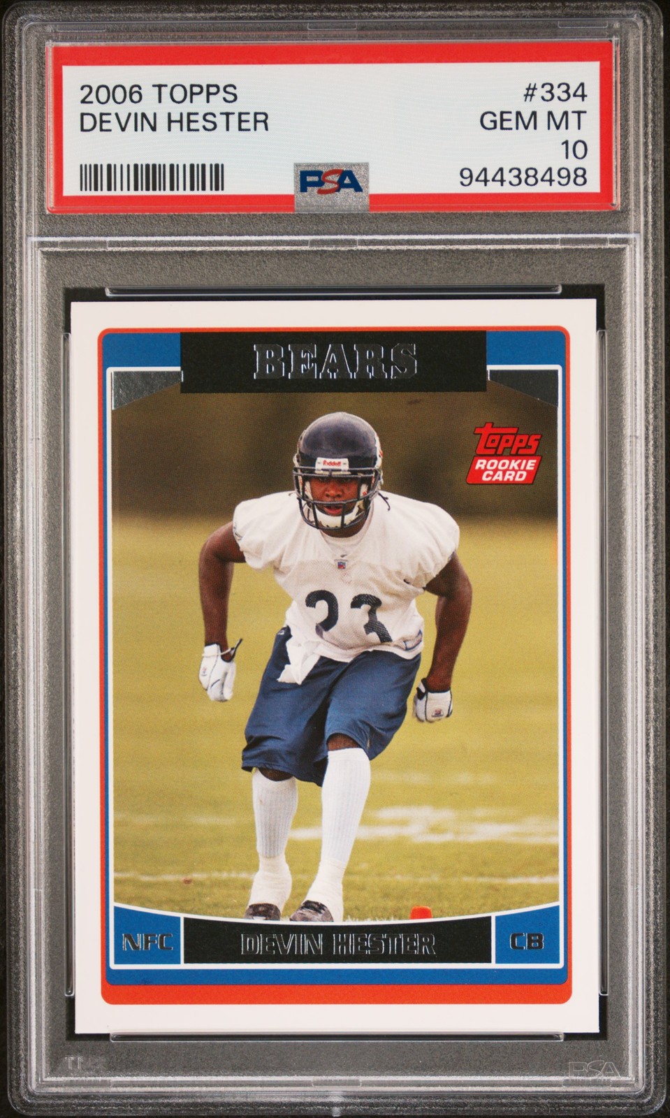 Devin Hester Topps #334 Base