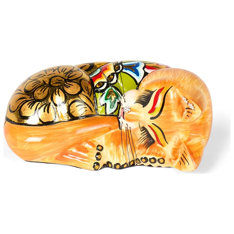GATTO che Dorme Statua Scultura Tom's Drag 4370 Clementine S 15 cm Pop Art Gatta