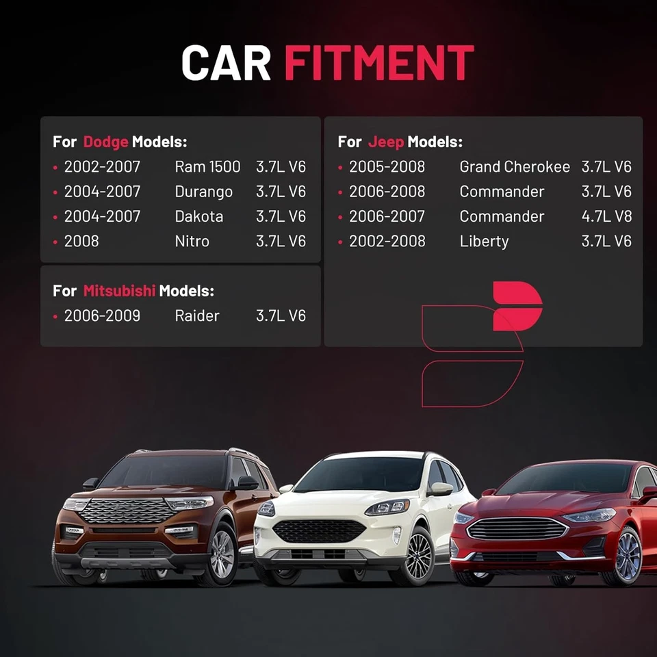 6X UF270 Ignition Coil+Spark plug For 2006-2008 Mitsubishi Raider 3.7L V6 Foto 4 de 4