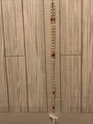 Vtg White & Red Plastice Beaded Rosary Crucifix Cross Necklace — photo 4