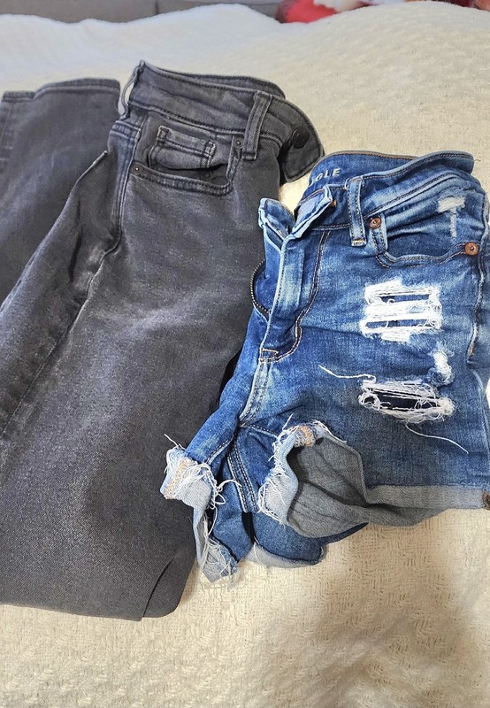 Girls Jeans/Shorts American Eagle Sz 0