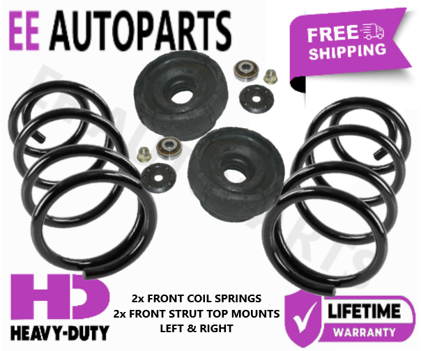 VAUXHALL VIVARO (1.6CDTi)  (X82) - FRONT COIL SPRINGS x2 & MOUNTS x2 - LH & RH