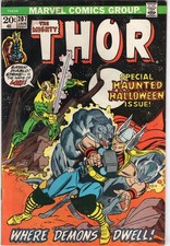 Marvel Comics Thor Volume 1 Book #207 Lower Mid Grade