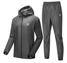 Sauna Suit for Men Weight Loss Sweat Suit Boxing Exercise Sweat Sauna Jacket New