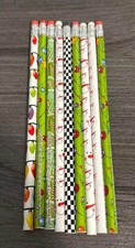 Lot of 9 New Christmas Themed Pencils