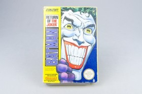 Nintendo NES *Batman: Return of the Joker* EMBALAJE ORIGINAL CIB PAL B 48-NOE +