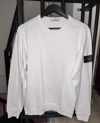 STONE ISLAND Sweatshirt weiß Gr. M NEUWERTIG 100% ORIGINAL