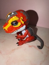 Fingerlings Untamed Dinosaur T-Rex Ripsaw Red WowWee 2017 Toy Raptor Dino