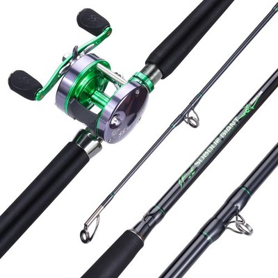 Sougayilang Catfish Baitcast Reel and Fishing Rod Combo