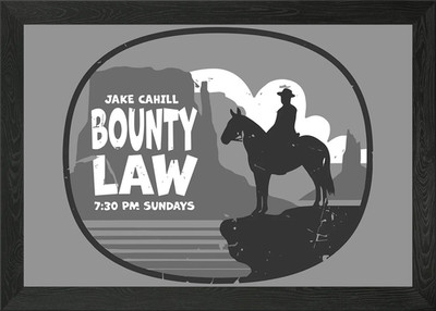 Bounty Law Poster Framed Wall Art Poster Canvas Print Picture