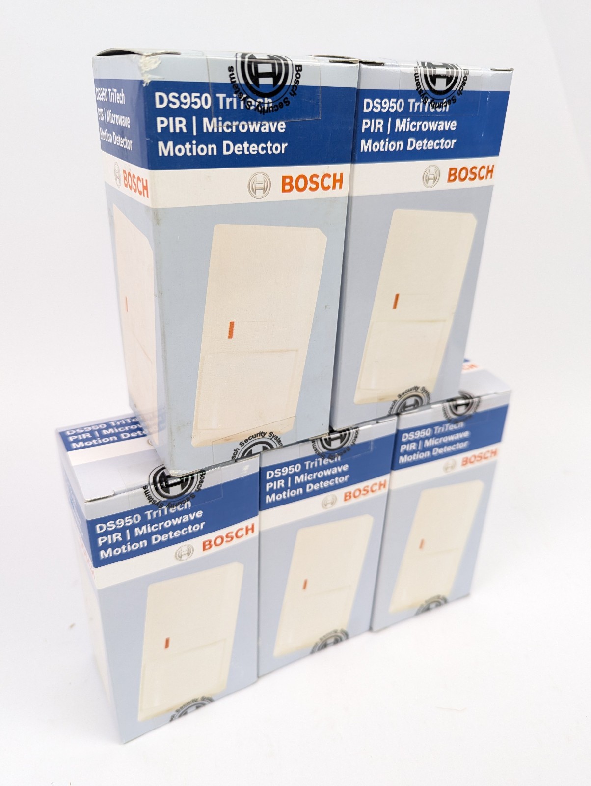 *LOT OF 5* Bosch DS950 PIR MW Motion Sensor 50ft Dual Security Alarm Detector