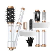 Ukliss 6 in 1 Hair Dryer Brush, Air Styler with Auto Wrap Curling -... Fast Ship
