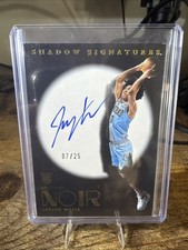 2024-25 Panini Noir - Shadow Signatures Jaylen Wells #SHA-JAY /25 AU, RC)