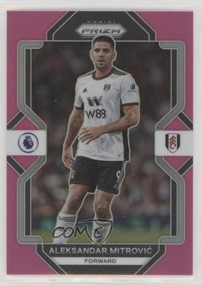 2022-23 Panini Prizm Premier League Pink 68/199 Aleksandar Mitrovic #61 0su2