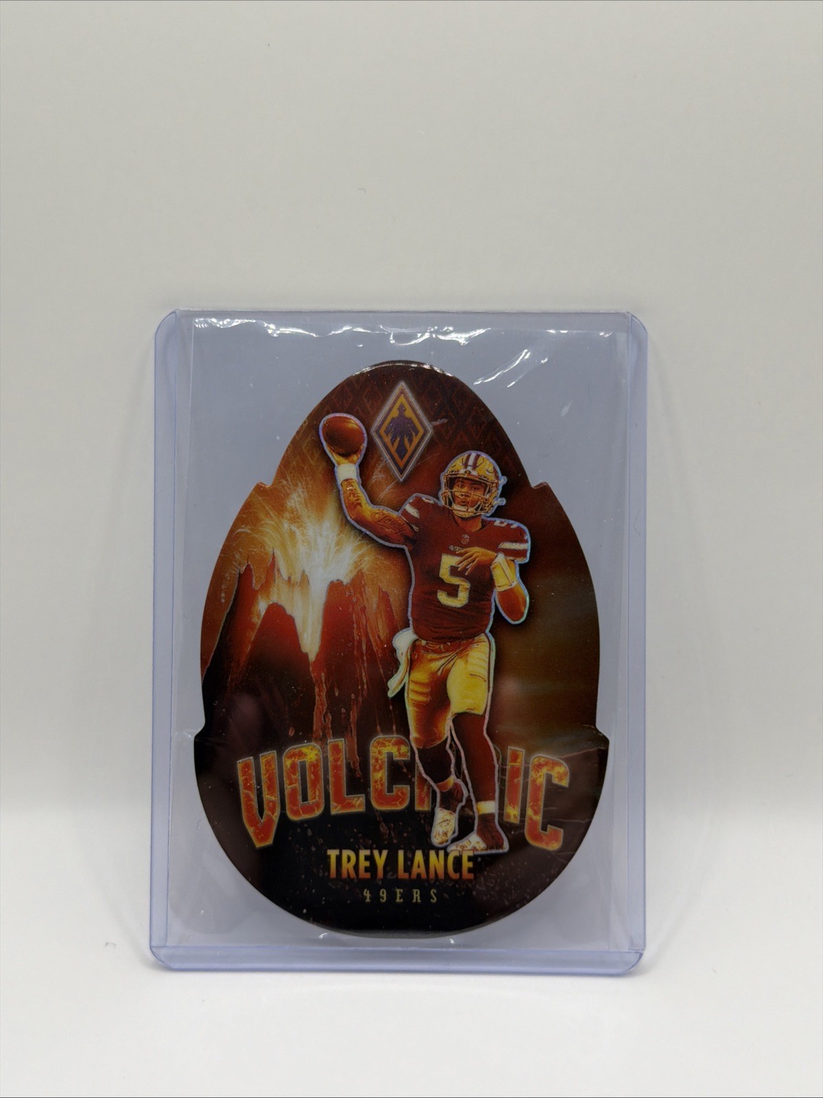 2021 Panini Phoenix Rookie Trey Lance Volcanic VOL-8 49ers SSP Case Hit