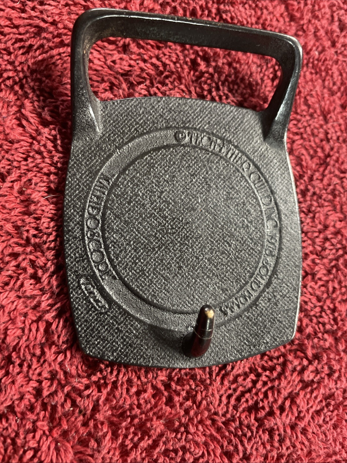 Vintage 1978 Tech-Ether Guild Patterned Belt Buck… - image 4