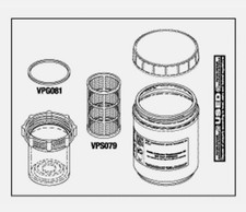 RPI Healthcare Dental Solids Collector Replacement Kit VPK074