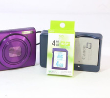 Canon IXY 600F Purple 12.1MP PowerShot ELPH 310 HS IXUS 230 HS w/Battery