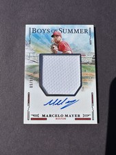 2024 Boys of Summer - Jumbo Prospect Material Signatures Marcelo Mayer  /99
