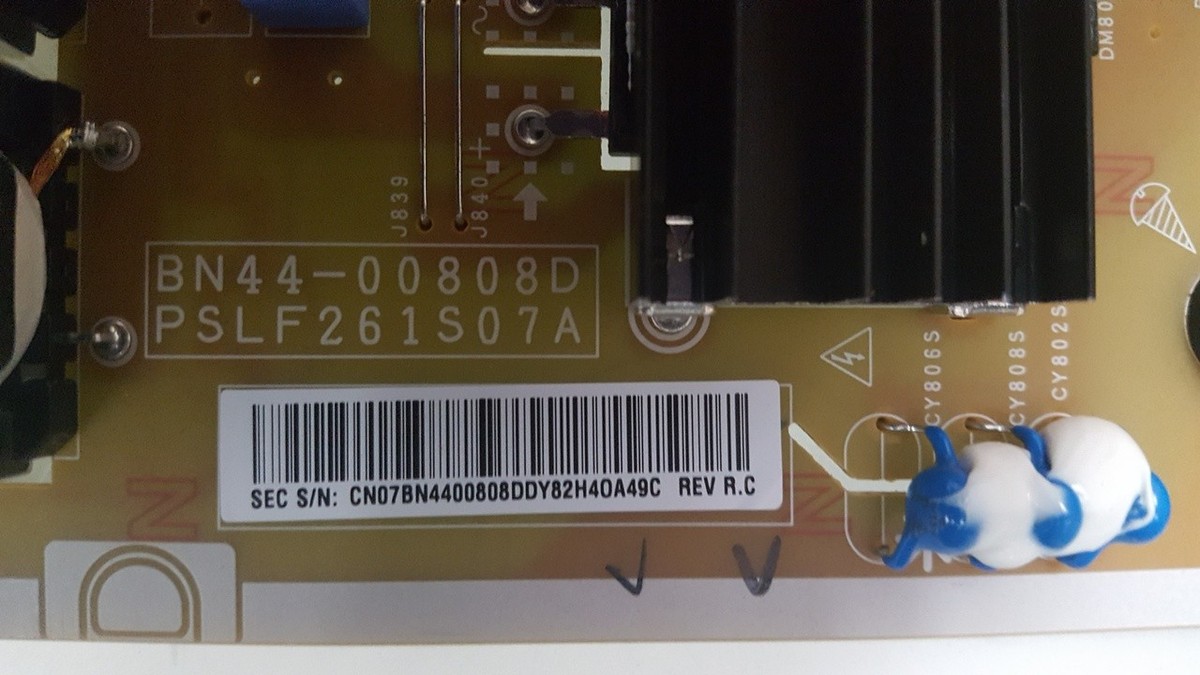 Samsung UN60KU6300F Power Supply Board BN44-00808D