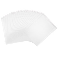 100 Pack Acid-Free Crystal Clear Sleeves 14.6x10.2 Inch Resealable Photo Sleeves