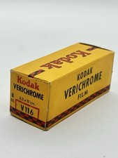 Kodak Verichrome V116 Sheet Film Sealed WWII PX April 1948 2.5x4.25 Vintage