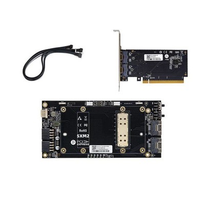 SXM2 single-channel pass-through baseboard Direct Backplane SlimSAS SFF-8654