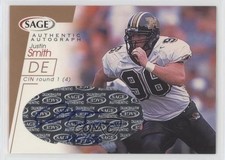 2001 SAGE Bronze /650 Justin Smith #A40 Rookie Auto RC 0o9