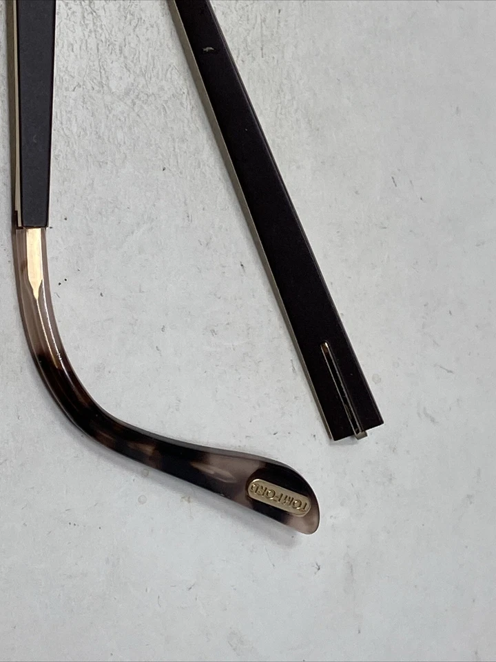 TOM FORD ITALY ELENA TF 437 48F 135mm Marrón Oro TEMPLO Brazo Piezas HQ44 Foto 3 de 4