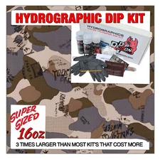 Hydrographic dip kit Yosemite Camouflage Camo hydro dip dipping 16oz