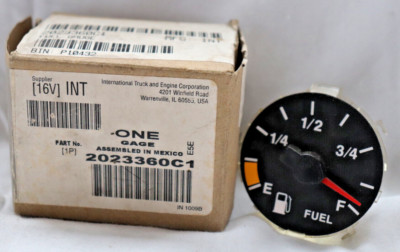 2023360C1 International Gauge Electronic Fuel Level Black