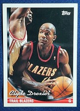1993-94 TOPPS #249 CLYDE DREXLER (PORTLAND TRAILBLAZERS) BASKETBALL CARD