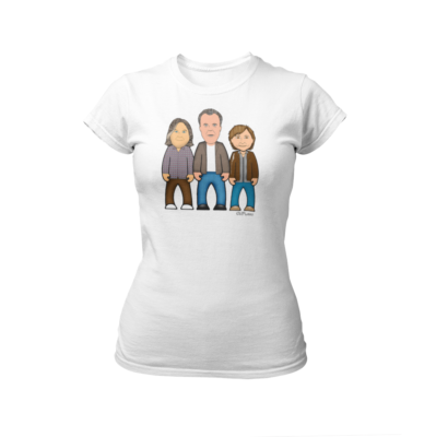 VIPwees, Ad Men TV And Film, Boys Or Girls Caricature Organic Cotton T-Shirt