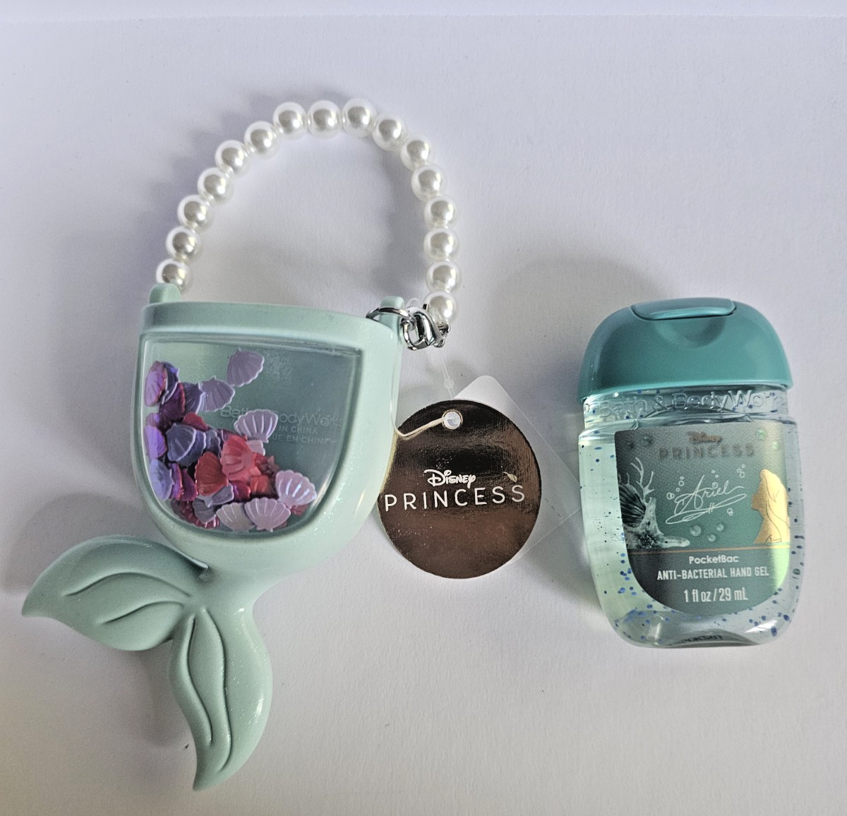 Bath & Body Works Disney Princess ARIEL Pocketbac Holder Pearl +